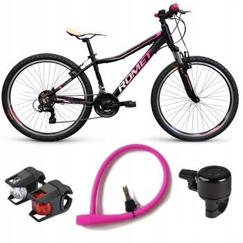 Жіночий гірський велосипед MTB 26" ROMET Jolene 6.0 алюмінієва рама 15"(S) + АКСЕСУАРИ
