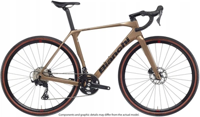 Гравійний велосипед Bianchi Impulso Comp розмір XL 55см бежевий карбон GRX 610 2x12