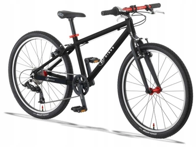 Дитячий велосипед KUbikes 24L MTB Black/Laser Red