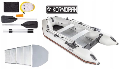 Надувний човен Fishing Kormoran grey моторизований 300pp 300 див