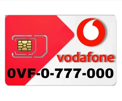 Золотой мобильный номер Vodafone 0VF-0-777-000