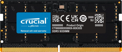 Crucial DDR5 SDRAM 32 ГБ - ROZETKA | Купити ОЗУ Crucial DDR5 SDRAM