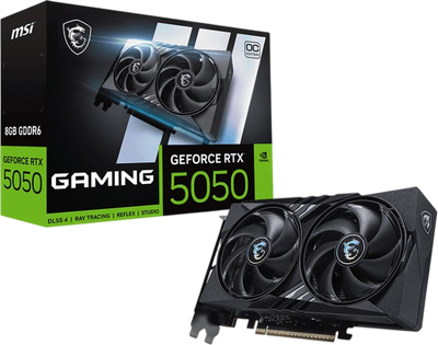 Видеокарта GeForce RTX 5050 8GB MSI Gaming OC (GeForce RTX 5050 8G GAMING OC)