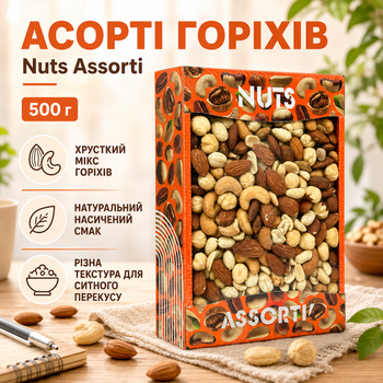 Асорті горіхів Nuts Assorti, 500 г