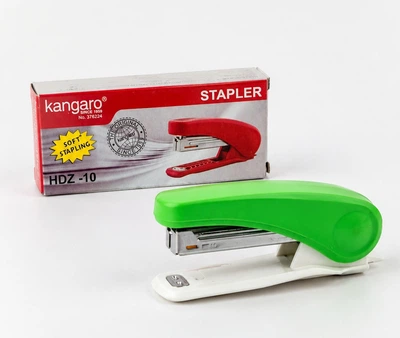 Степлер "Kangaro" (зеленый) скоба No10, 20 л., антистеплер 55 мм HDZ-10