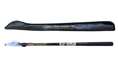 Удилище болонское Mikado Princess 4.5м 5-30g компактный прочный чехол (75см) carbon