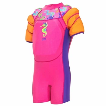 Гідрокостюм дитячий Zoggs Floatsuit Jr з поплавками для плавання UPF50+ ,2–3 роки, 15–18 кг ,Рожевий (465491.PK.2-3)
