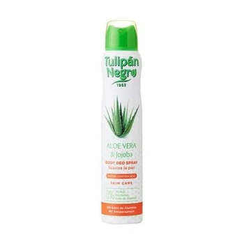 Дезодорант-спрей Tulipan Negro Body Deo Spray Aloe Vera & Jojoba 200 мл з алое вера та жожоба