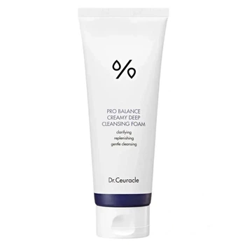 Пінка Dr.Ceuracle Pro Balance Creamy Deep Cleansing Foam з пробіотиками для м'якого очищення шкіри обличчя, 150 мл