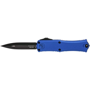 Нож Microtech Hera II Mini Double Edge Black Blade Blue