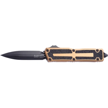 Нож Microtech Scarab II GEN III D/E Black Blade Tan