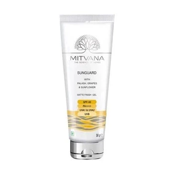 Солнцезащитный гель для лица с матовым финишем Mitvana Sunguard Matte Finish Gel SPF 50 100 мл