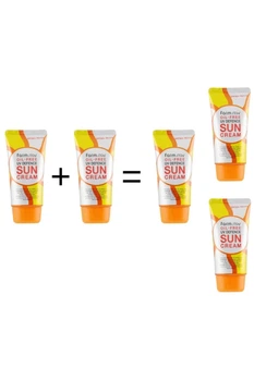 Набор солнцезащитных кремов SPF 50+ Farmstay 70 мл 1+1=3