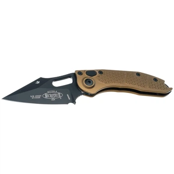 Нож Microtech Stitch Black Blade Tan