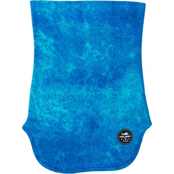 Мультиповязка Pelagic Sunshield Fishing Neck Gaiter Blue Dorado Hex