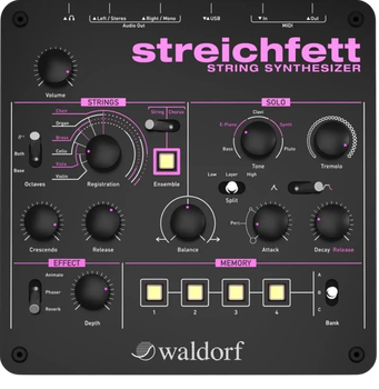 Syntezator Waldorf Streichfett