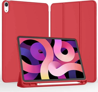 Чохол CoverSoft Apple iPad Air 11 (2025) with Pencil Holder, Red