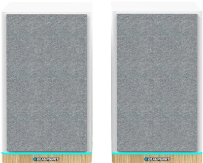 Głośniki półkowe Blaupunkt BS60WH LED 60W białe z szarą maskownicą