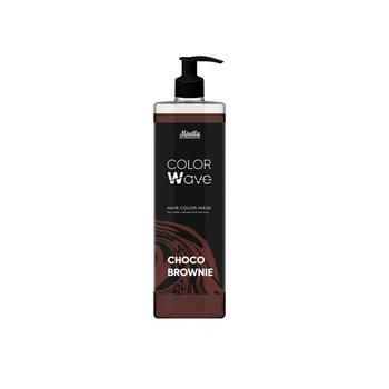 Маска тонувальна для волосся (шоколадний брауні) Mirella Color Wave Hair Color Mask Choco Brownie 380 мл