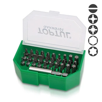 Haбіp біт 1/4" SL, PH, PZ, TORX, HEX GAAW3101 TOPTUL