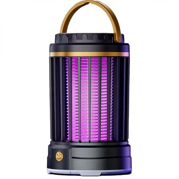 Лампа ловушка уничтожитель насекомых 5 Вт 20 кв м пластик Mosquito Killer Pro черный