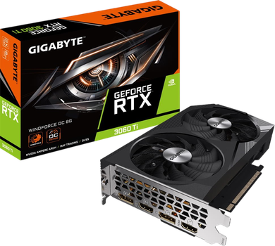 Відеокарти Gigabyte GeForce RTX 3060 Ti купити в Києві: ціна
