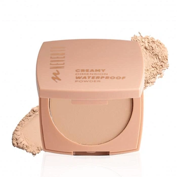 Водостойкая пудра для лица Neverti Creamy Dimension Waterproof Powder для ухода и равномерного тона кожи 005 Warm Beige 9 г