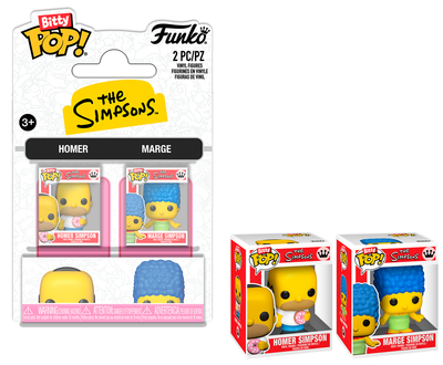 Фигурка BITTY POP! Симпсоны Мардж и Гомер The Simpsons Marge & Homer 2,5 см BPB TS MNH