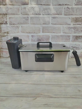 Фритюрница Luma Bella LB-60002 из нержавеющей стали 3.5 л 2000 Вт Стальной