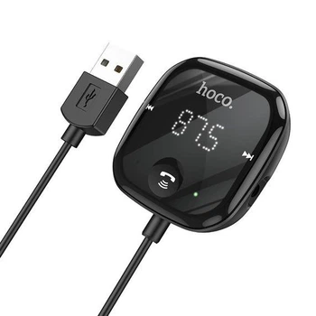 FM модулятор Hoco E65 чёрный Bluetooth (E65)
