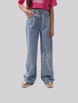 Джинсы для девочки подростка 24 Голубой NSDENIM (705015-24)