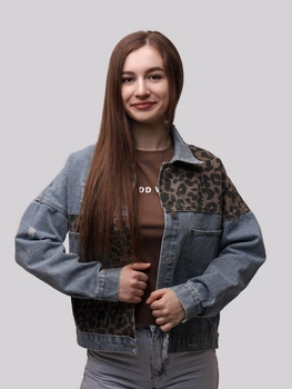Куртка джинсовая женская XL Синий (704675-XL)