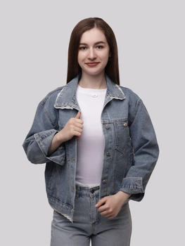 Куртка джинсовая женская S Синий (704672-S)