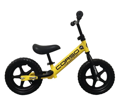 Детский Велобег Corso Sprint 12" (SQ-32680) стальная рама, подставка для ножек, подножка