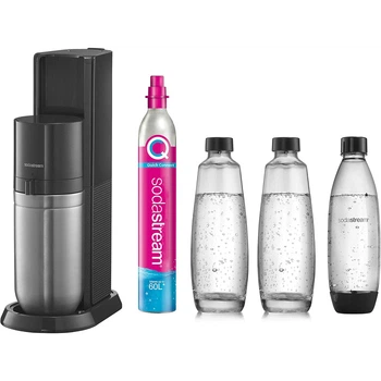 Набор для газирования воды, 5 предметов, черный Duo SodaStream
