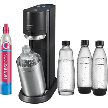 Набор для газирования воды, 6 предметов, черный E-Duo SodaStream