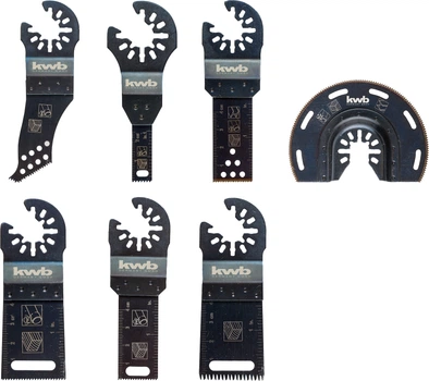 Zestaw brzeszczotów i akcesoriów do multitoola Einhell KWB 7 szt (49708000) (4009317080008)