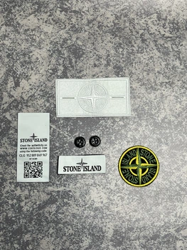 Набір Stone Island Патч+Нашивка+Ґудзики+Бірки