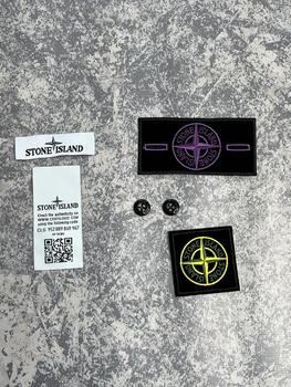 Набір Stone Island Патч+Нашивка+Ґудзики+Бірки