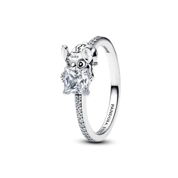 Серебряное кольцо Pandora «Стич и камень» Лило и Стич Серебряное кольцо Пандора Stitch Lilo 193740C01 16 мм