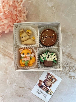 Подарочный шоколадный набор Chocolina Сладкие воспоминания ручной работы
