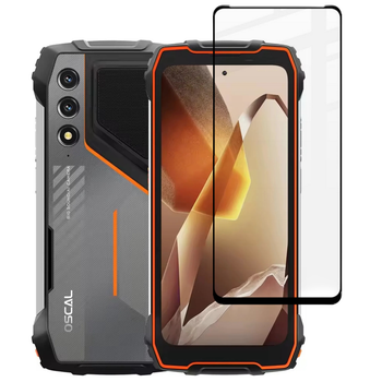 Защитное стекло Fiji Premium для Oscal Pilot 1 полная проклейка Anti-Static черный