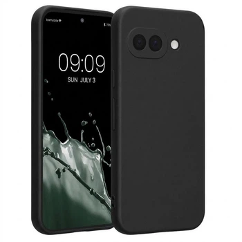 Чехол Fiji Style для Google Pixel 9a силикон бампер с защитой блока камер черный