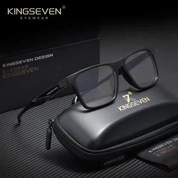 Очки компьютерные Blue Blocker 45% для мужчин и женщин KINGSEVEN 780 Black 45