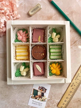 Подарочный шоколадный набор Chocolina Сладкие воспоминания ручной работы