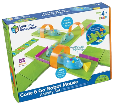 Розвиваючий набір Learning Resources Code & Go Робот-миша 1265853 (5055506414511)