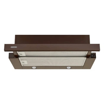 Витяжка кухонна ELEYUS BREEZE 700x60 BR телескопічна, 700 м³/год, 60 см, коричнева (витяжка ELEYUS, телескопічна)