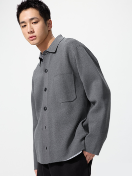 Кардиган Uniqlo розмір XXL сірий (07) (478550)