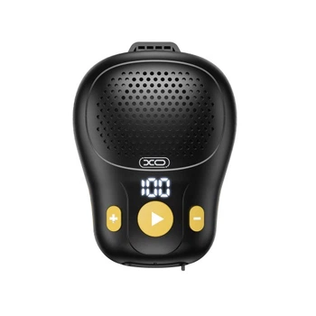 Портативна Bluetooth-колонка XO F78 Clip-On Wearable Waterproof Wireless Speaker, чорна