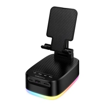 Портативная Bluetooth колонка BOROFONE BR200 3-in-1 с подставкой Черный